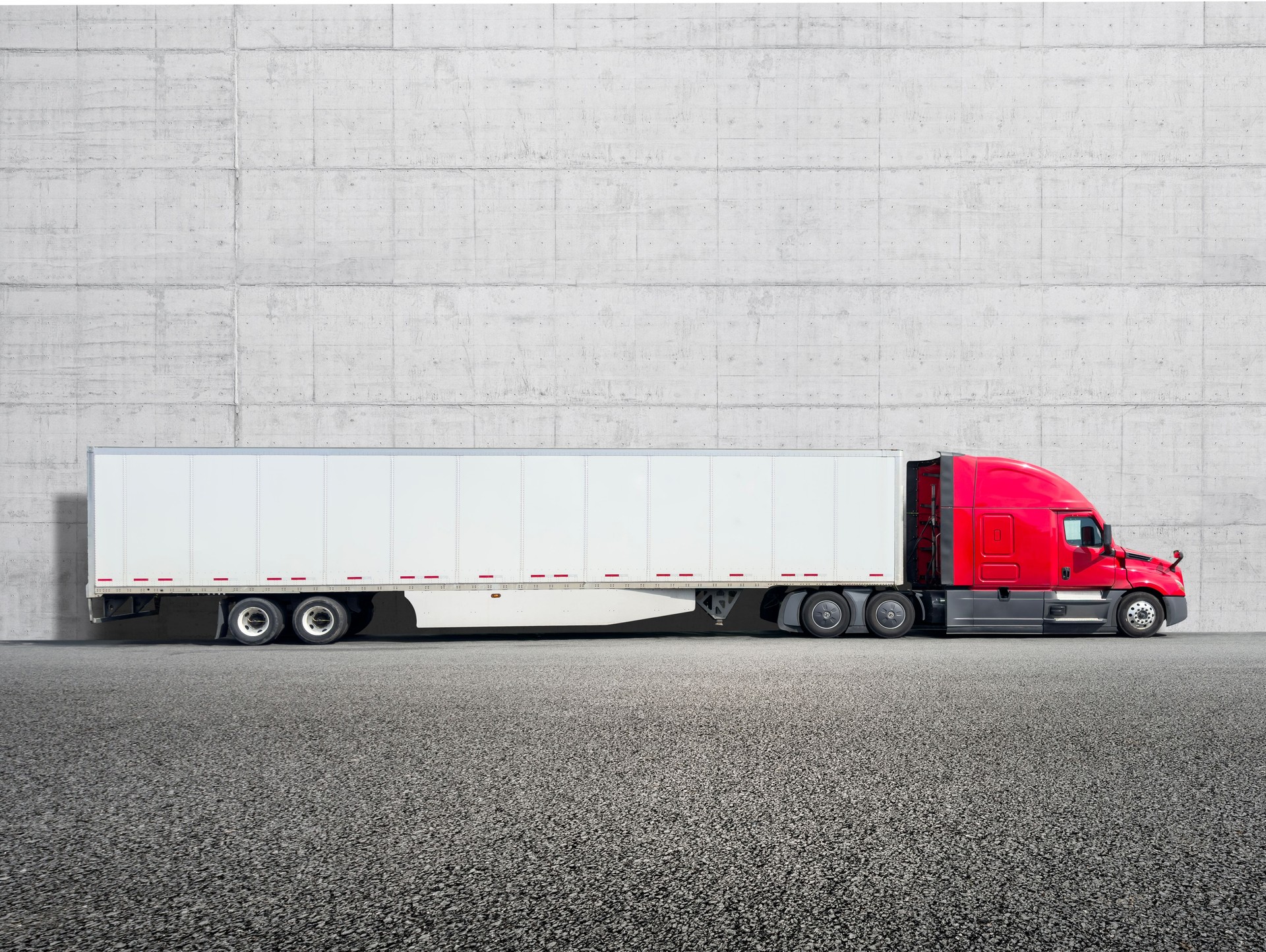 Truck with container